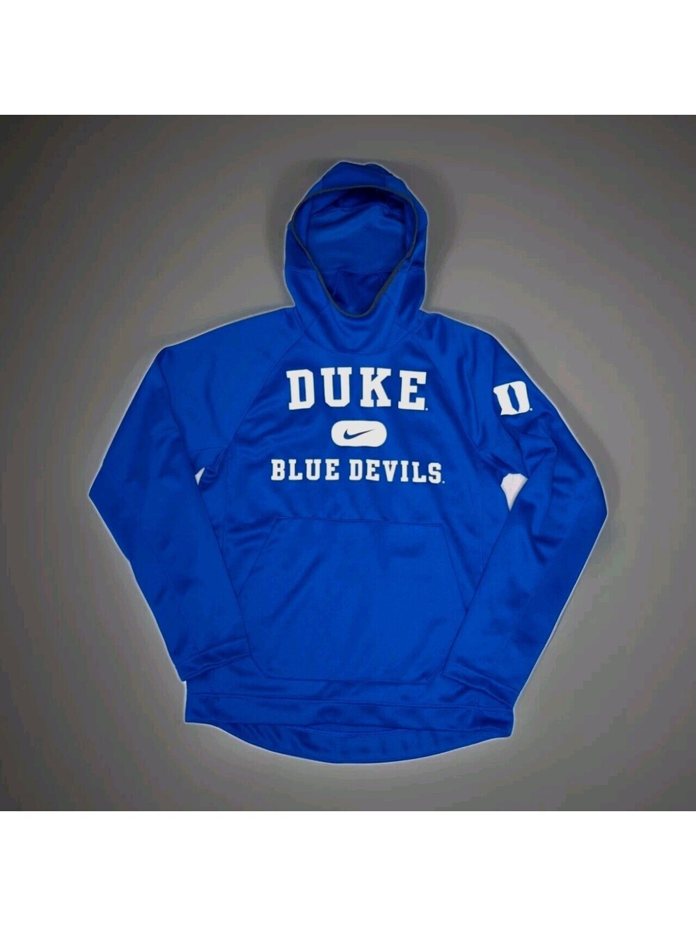 Nike Duke Blue Devils Dri Fit Pullover Hoodie Sweatshirt Mens Small Women Active